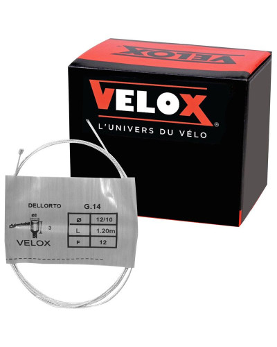 Câble de gaz Velox G.14 1,20 m boule 3x3 Solex Peugeot 103 MBK 51