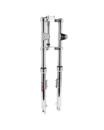 Fourche EBR Peugeot 103 MBK 51 chrome diamètre 30 mm