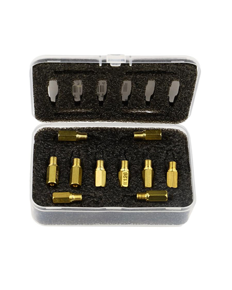 Coffret gicleurs PWK 120 à 138 TUN'R pour carburateur Keihin Polini OKO