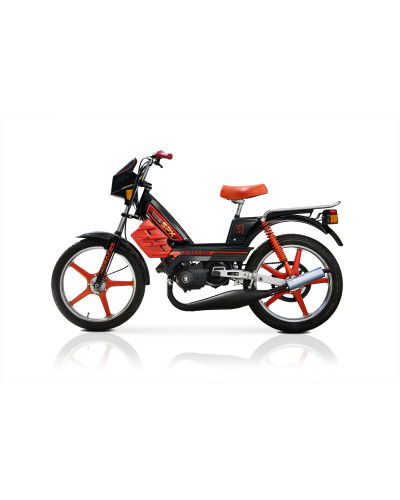 Pot d’échappement Malossi VT noir haute température pour Peugeot 103 SPX RCX avec silencieux bleu