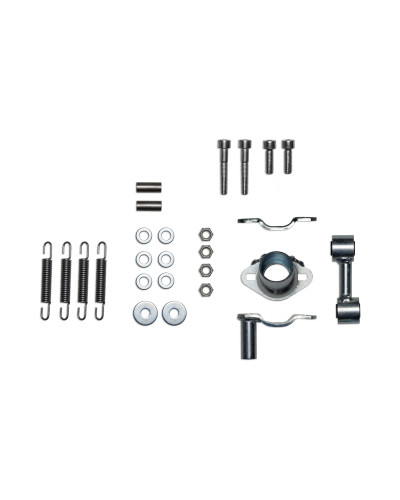 Pot d’échappement Malossi VT noir haute température pour Peugeot 103 SP MVL avec silencieux bleu