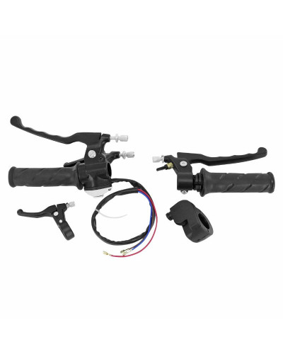 Poignées de gaz frein Peugeot 103 SPX RCX métal noir paire