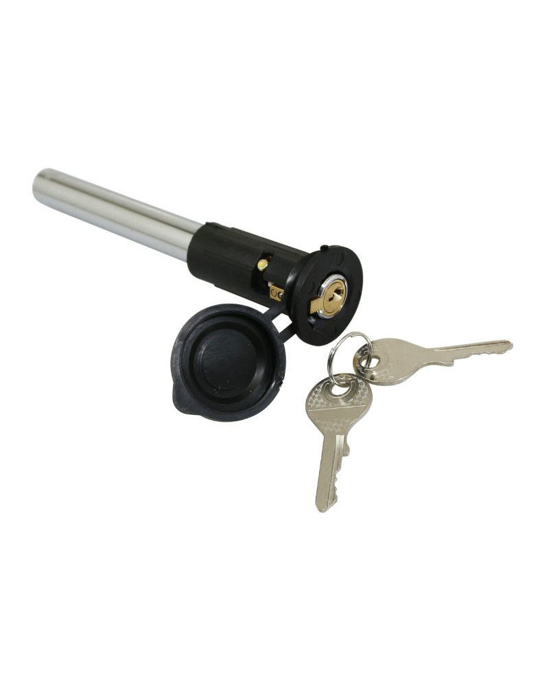 Barre antivol à clé Ø15 x 145 mm avec support pour Peugeot 103