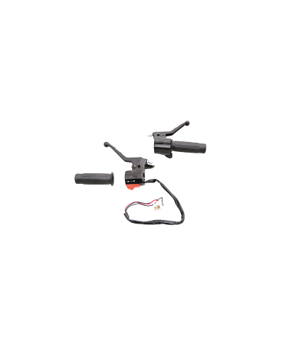 Kit poignee gaz leviers cocottes commodo klaxon clignotants Peugeot 103 MVL SP Fox noir