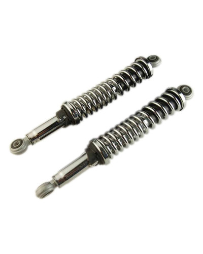 Amortisseur Tun’R chrome 320 mm précharge réglable pour Peugeot 103 et MBK 51