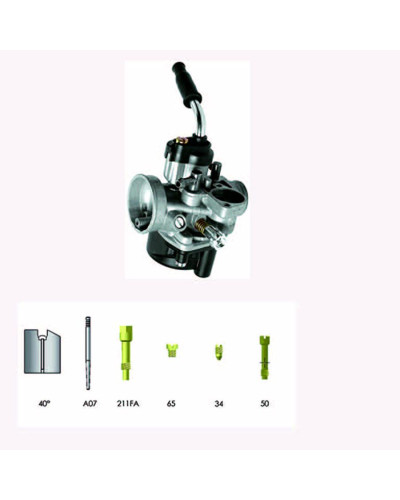Carburateur Dell’Orto PHVA 17.5 ED Piaggio Gilera avec dépression et graissage