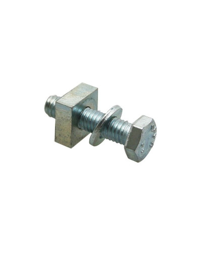 Vis M6x30 avec écrou carré pour bride d’échappement Peugeot 103 vendue à l’unité