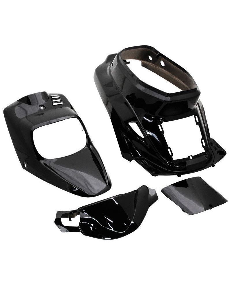 Carénage MBK Booster Yamaha BW’S 1999 2003 noir brillant kit 4 pièces