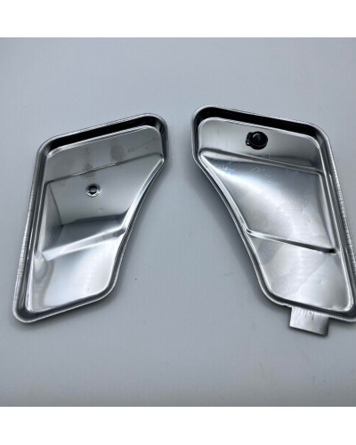Porte de boîte à outils droite Peugeot 103 MVL/SP chrome (réservoir 3,7 L)