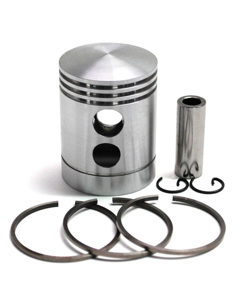 Piston FDM Ø39,5 mm jupe longue avec 3 segments à coupe droite pour SoleX 1010 à 5000
