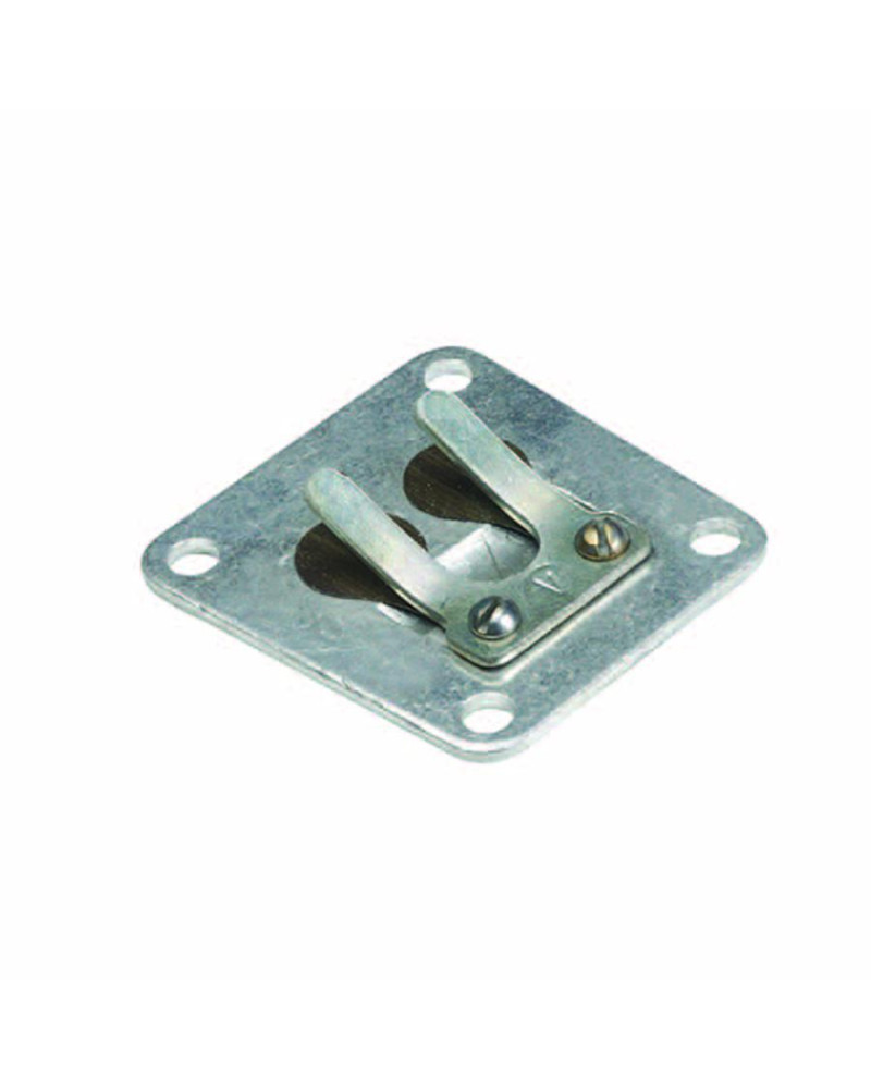 Clapet TEKNIX type origine lamelles acier – entraxes 33/36 × 40 mm (Ø5) pour Peugeot 103 / Tomos