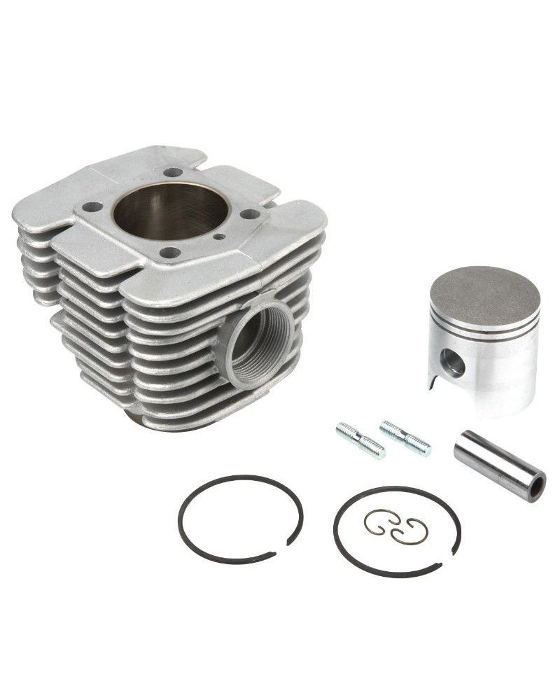 Cylindre aluminium AIRSAL AV7 50 cc Nikasil avec piston Ø38,98 – compatible Motobécane / Motoconfort (sans joints)