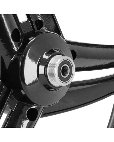 Paire de jantes noires type Grimeca Hélices Peugeot 103 SP MVL