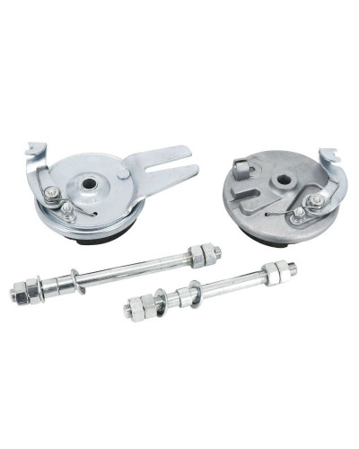 Paire de jantes noires type Grimeca Hélices Peugeot 103 SP MVL