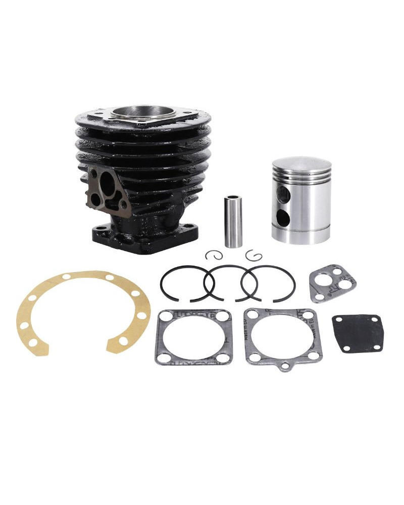 Cylindre fonte adaptable Ø39,5 avec piston axe Ø12 pour Solex