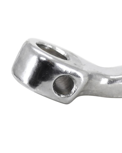 Paire de manivelles acier chromé 140 mm M14×1.25 pour Peugeot 103 / MBK 51 / Motobécane