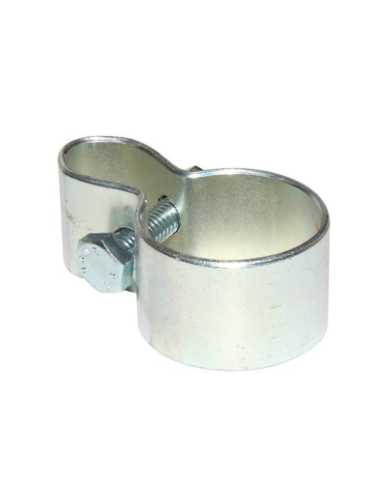 Collier fixation garde-boue avant Peugeot 103 MVL Vogue 28 mm gris chromé