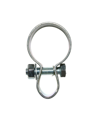 Collier fixation garde-boue avant Peugeot 103 MVL Vogue 28 mm gris chromé