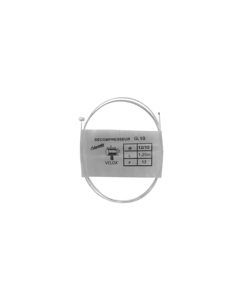 Câble de décompresseur / gaz Velox 1,20 m boule 5x7 mm pour Peugeot