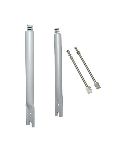 Paire de fourreaux de fourche gris Ø28 mm pour Peugeot 103 MVL / Vogue