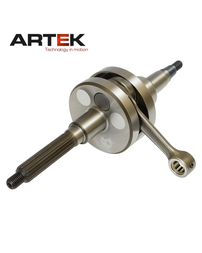 Vilebrequin Artek K-Series pour moteur Minarelli horizontal MBK Booster / Yamaha BW’s