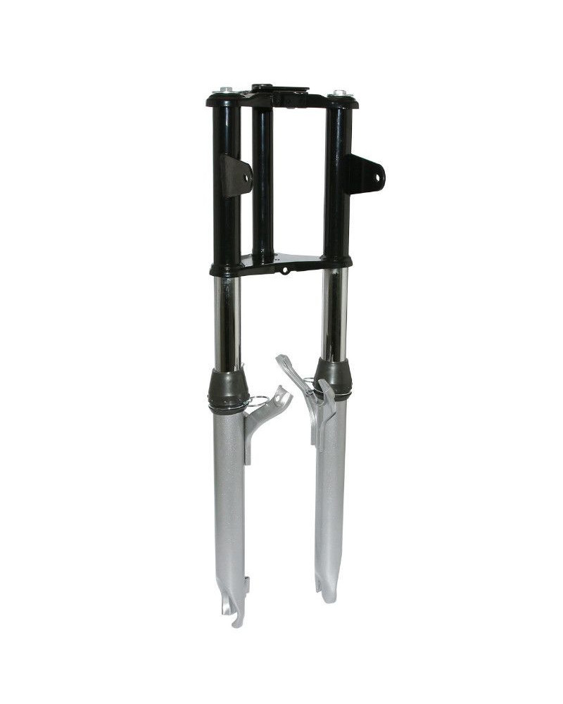 Fourche télescopique MBK 51 Swing Magnum Hard Rock noir et gris