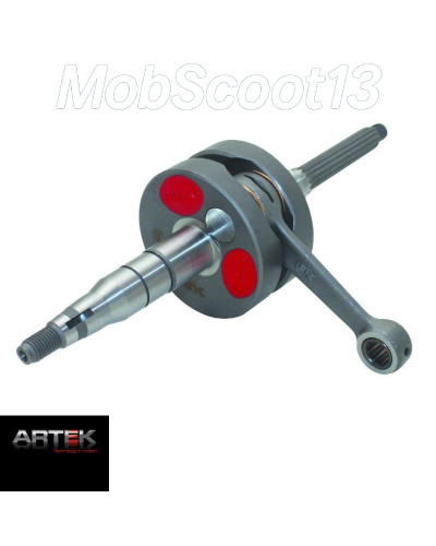 Vilebrequin Artek K2 axe 10 mm pour MBK Booster et Yamaha BWS