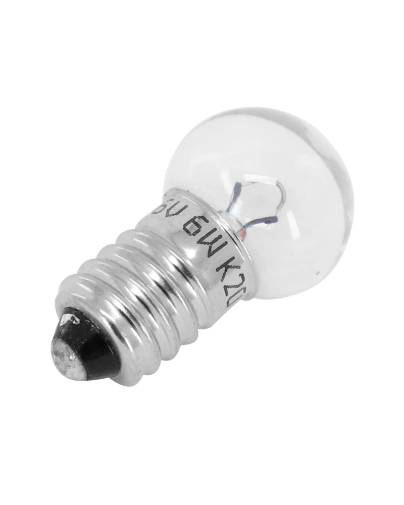 Ampoule 6V 6W culot E10 projecteur avant Solex Peugeot 101-102