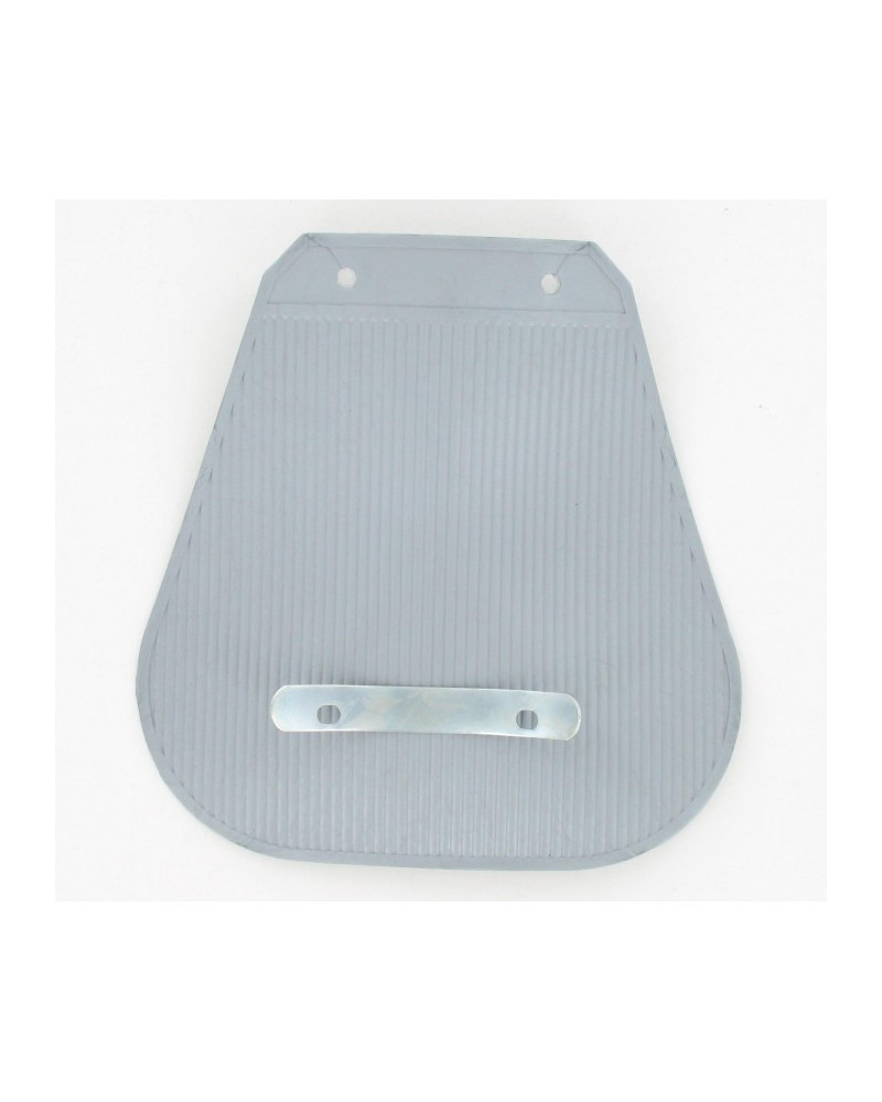 Bavette de garde-boue avant grise 2 trous Solex 3800 avec support acier