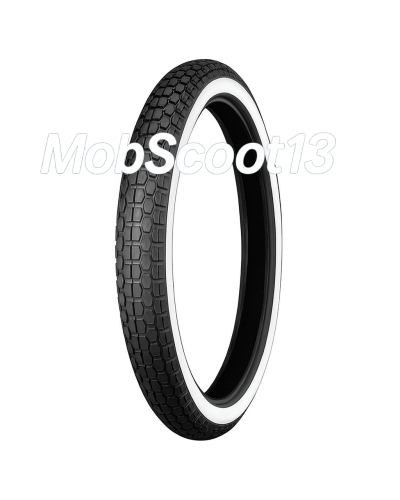Pneu 2.00-19 Continental KKS 10 flancs blancs mobylette 19"