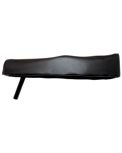 Selle biplace noire Peugeot 103 avec tube Ø25,5 et kit de fixation