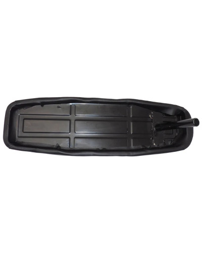Selle biplace noire Peugeot 103 avec tube Ø25,5 et kit de fixation