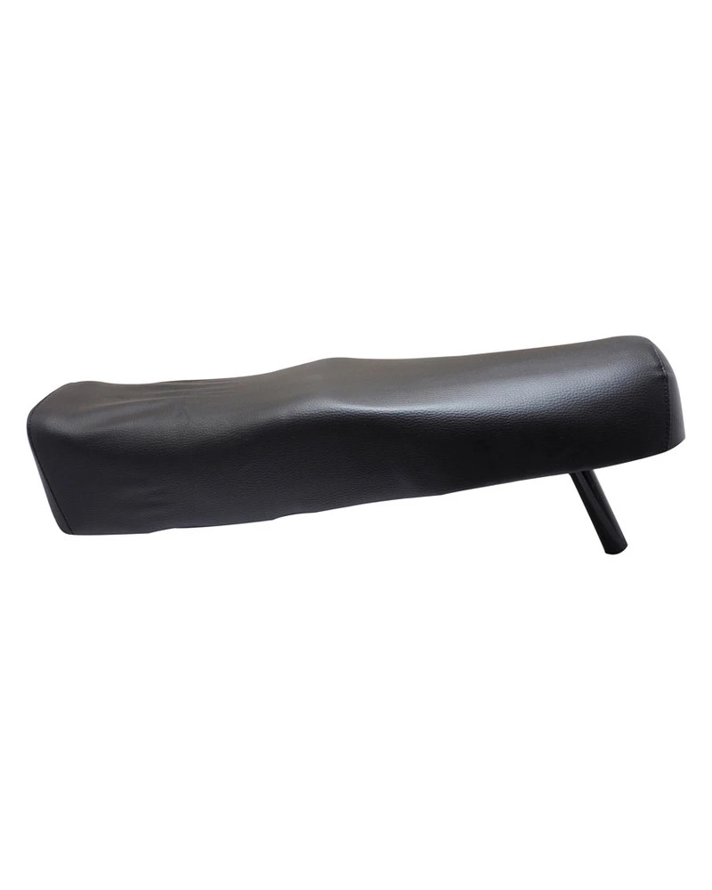 Selle biplace noire Peugeot 103 avec tube Ø25,5 et kit de fixation