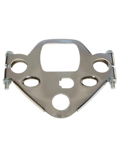 Platine supérieure de fourche chromée + visserie x2 Peugeot 103 MVL / Vogue