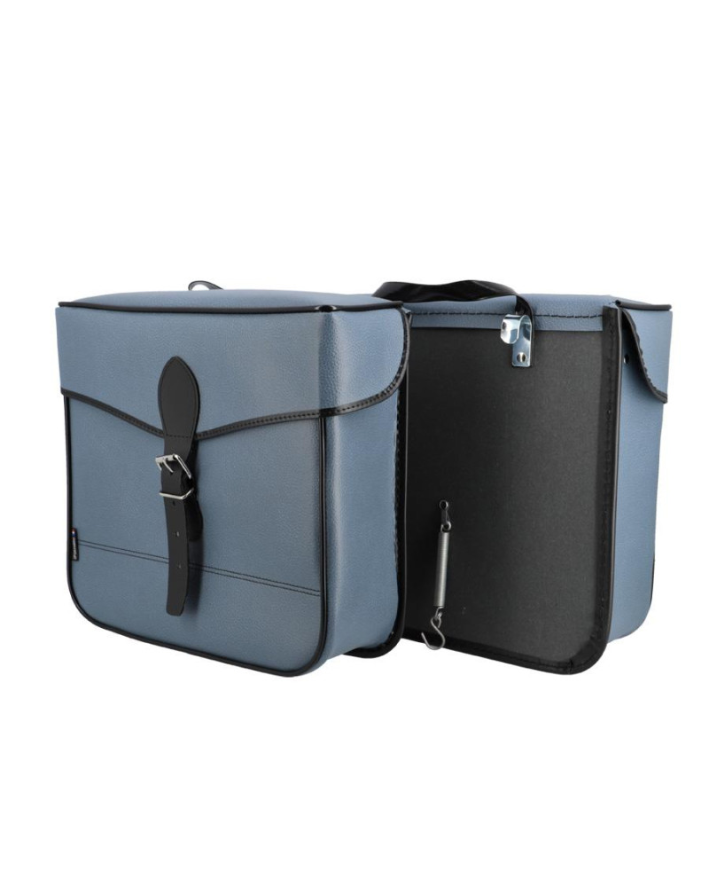 Sacoches porte-bagage SporFabric S14 crochet bleu (paire) 300x300x110 mm