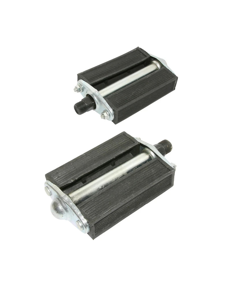 Paire de pedales noires 14x1.25 droite gauche Peugeot 103 MBK 51 Motobecane Solex