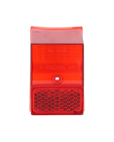 Cabochon feu arrière rouge Peugeot 102 103 GT10 GL10 90 mm