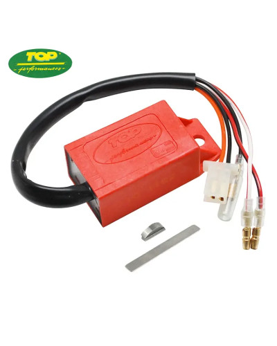 Bloc CDI Top Performances rouge avance variable avec clavette décalée Booster BW'S Nitro Aerox SR50 F12