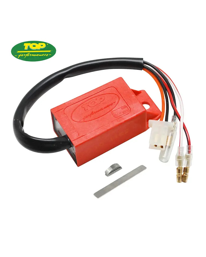 Bloc CDI Top Performances rouge avance variable avec clavette décalée Booster BW'S Nitro Aerox SR50 F12