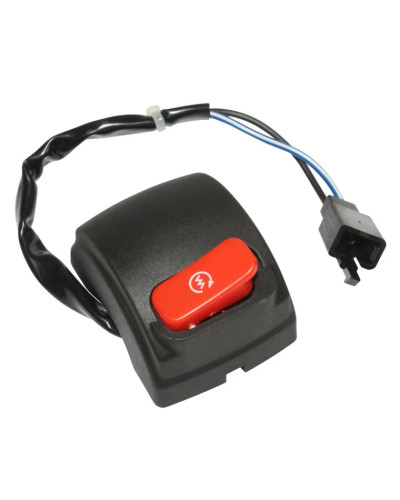 Commodo droit P2R Booster BWS a partir de 2004 noir rouge 1 prise 2 broches