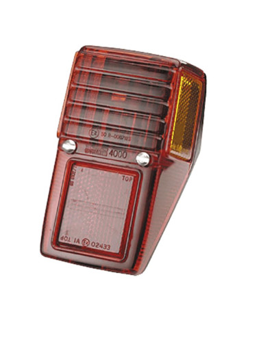 Feu arriere Teknix Peugeot 103 MVL Vogue MBK 51 Club 6V 12V stop veilleuse 67x118 entraxe 65