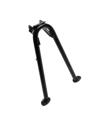 Bequille centrale Peugeot 103 SP noir 295 mm fixation 50 mm trous 8 mm sans ressorts