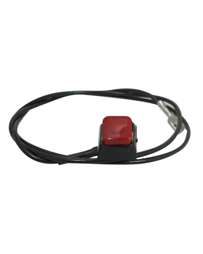 Bouton avertisseur klaxon carré rouge type origine Peugeot 103 104 GL10 GT10