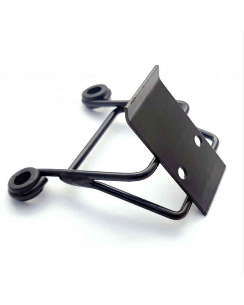 Support inférieur radiateur Peugeot 103 liquide acier epoxy noir réf 734592