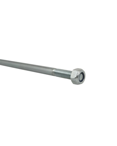Axe amortisseur suspension MBK 51 diamètre 8 mm longueur 205 mm avec rondelle et écrou Nylstop