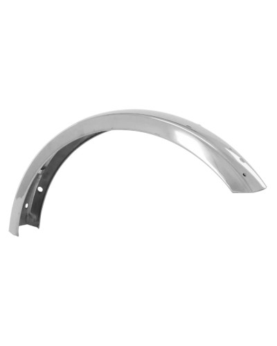 Garde-boue arrière inox chrome Peugeot 103 SP MVL 600x80 mm Made in Italy trous Ø6 mm