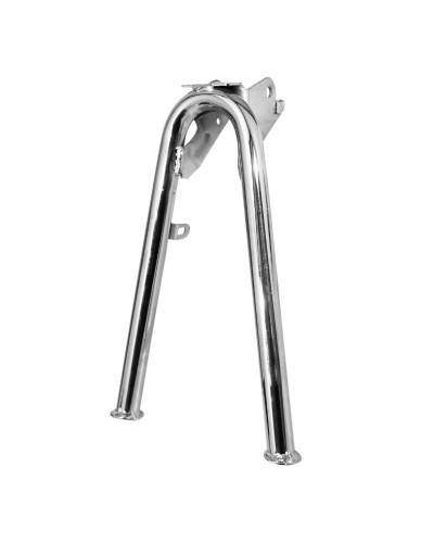 Béquille centrale chrome adaptable pour Peugeot 103 MVL et Vogue hauteur 265 mm
