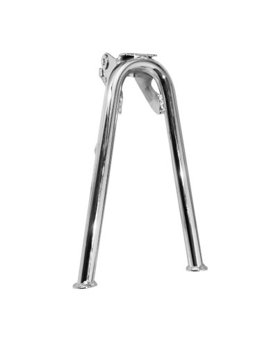 Béquille centrale chrome adaptable pour Peugeot 103 MVL et Vogue hauteur 265 mm