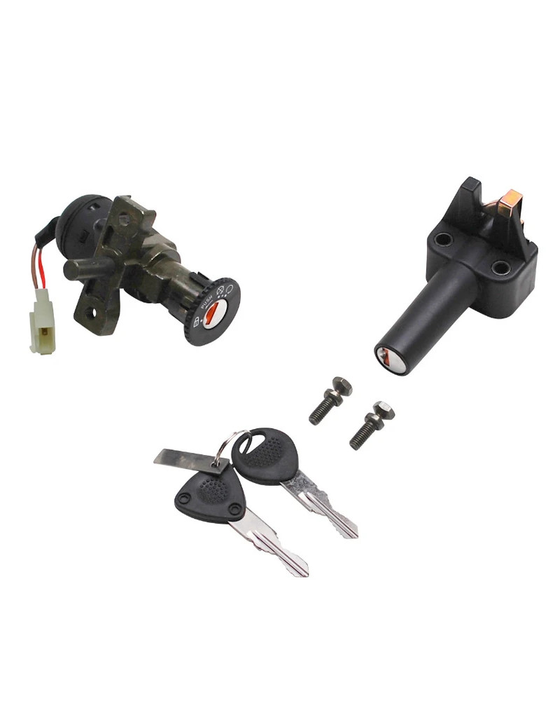Contacteur à clé MBK Booster Stunt Yamaha BW’S Slider avec serrure de selle et 2 clés