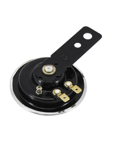 Klaxon 6V Ø70 mm chromé universel pour mobylette et cyclo